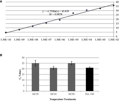 Sub-optimal temperatures lead to altered expression of stress-related genes and increased ‘Candidatus Liberibacter solanacearum’ accumulation in potato psyllid